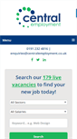 Mobile Screenshot of centralemployment.co.uk